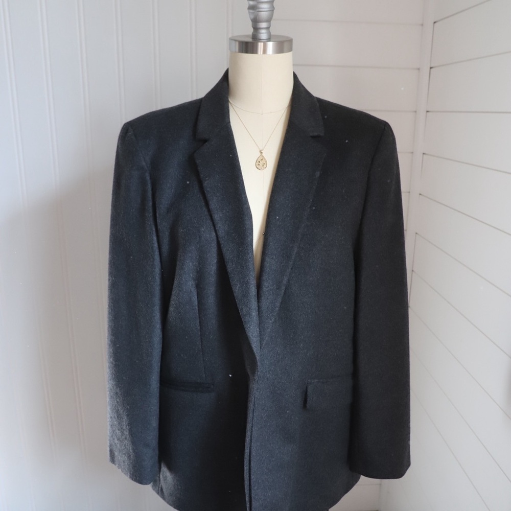 Lands End Wool/Cashmere blazer